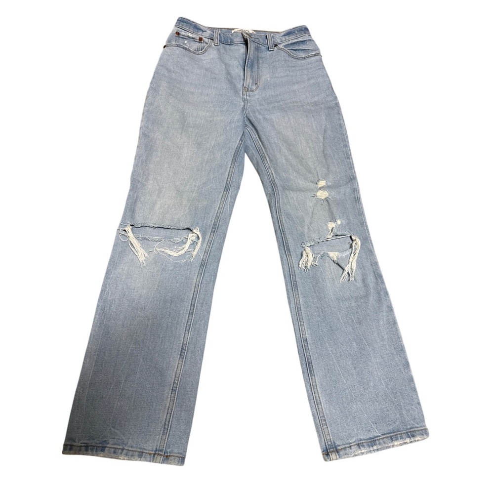 Abercrombie & Fitch (Light Blue) The Ankle Straight Jeans Womens 27/4R - Picture 1 of 5